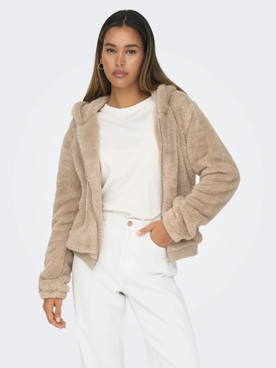 ONLNEWANNA Manteau en peluche