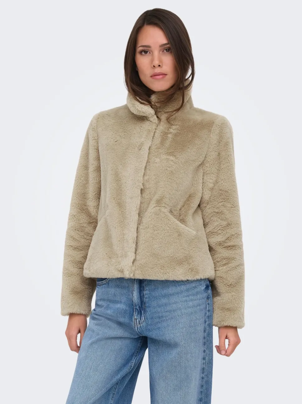 ONLNEWVIDA Veste en fourrure synthétique