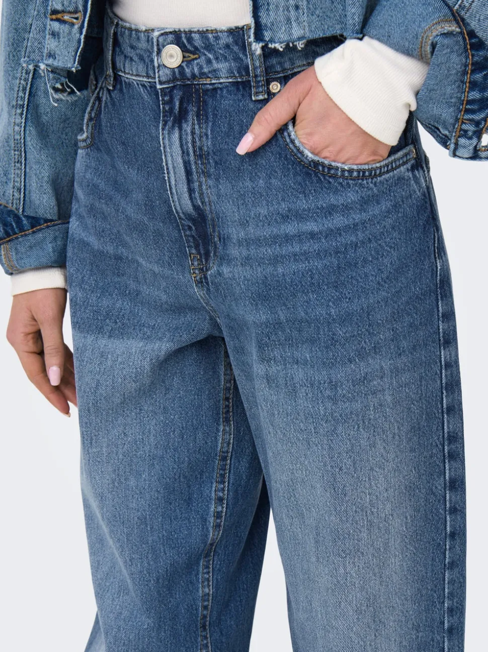 ONLNEXA Taille moyenne Baggy Fit Jeans