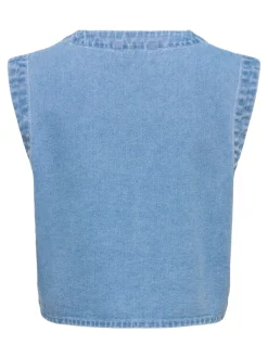 ONLNOELLA Veste en jean sans manches