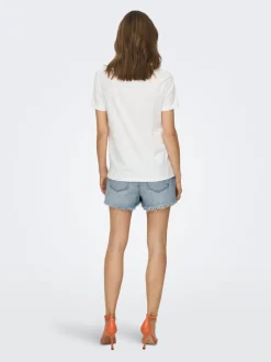 ONLPACY Taille haute Regular Fit Short en denim