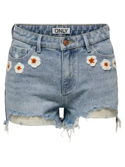 ONLPACY Taille haute Regular Fit Short en denim