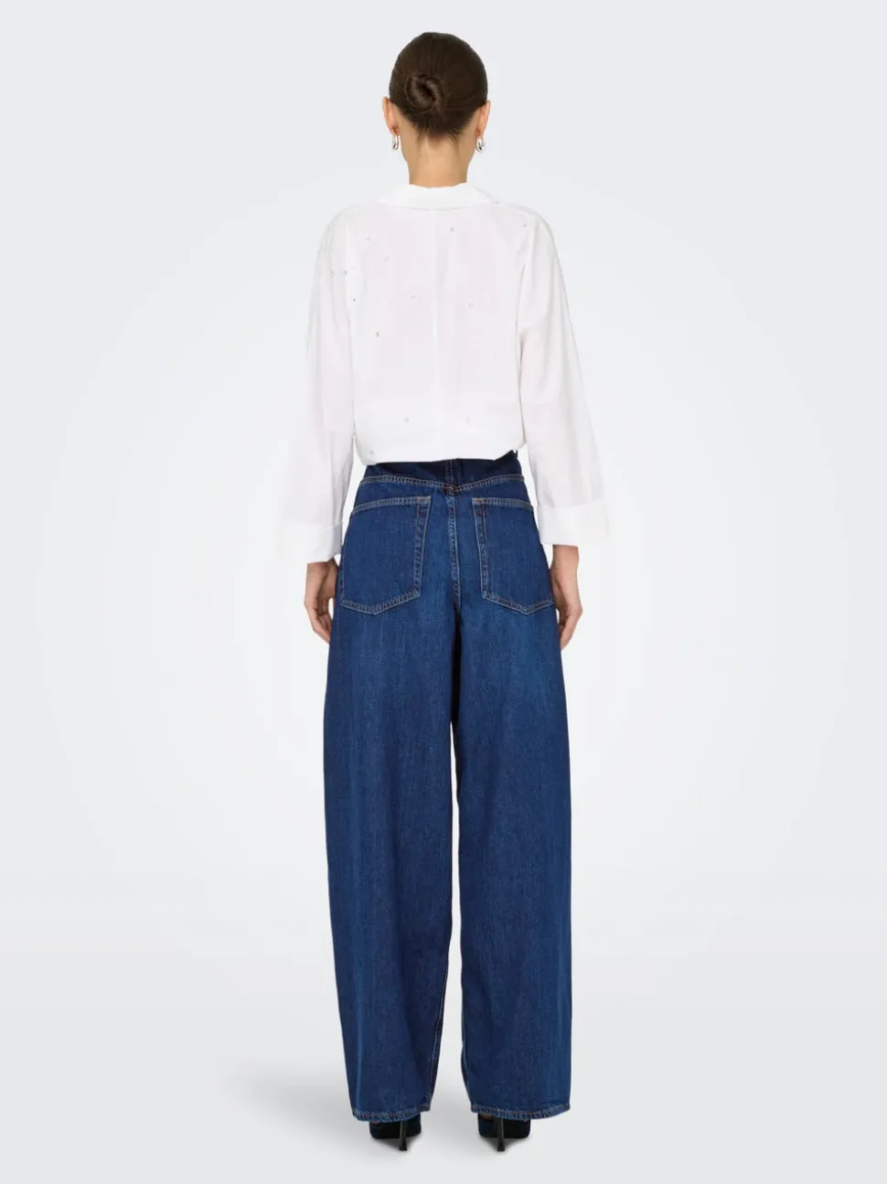 ONLPAULINA Taille haute Baggy Fit Jeans