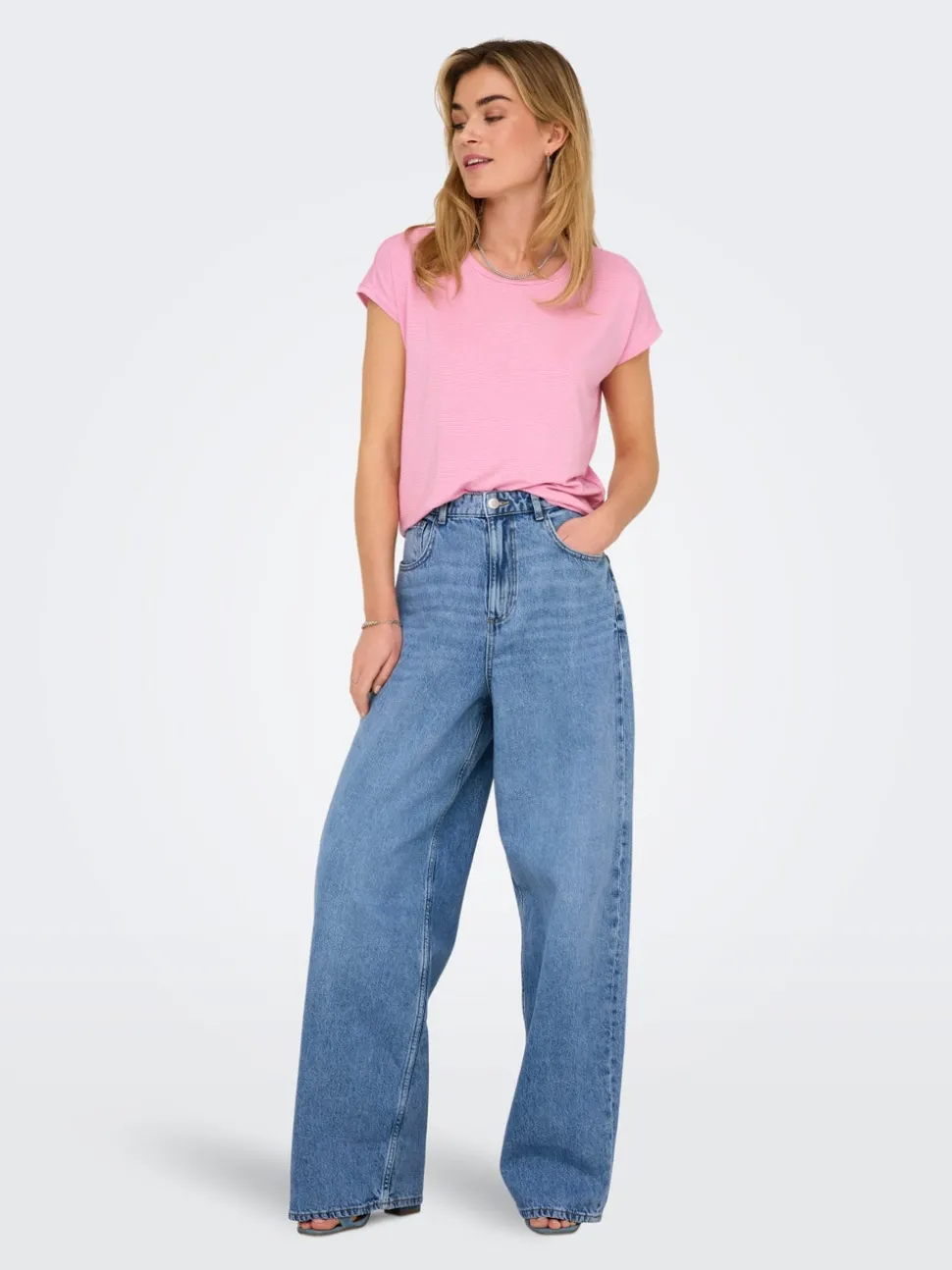 ONLPAULINA Taille haute Baggy Fit Jeans