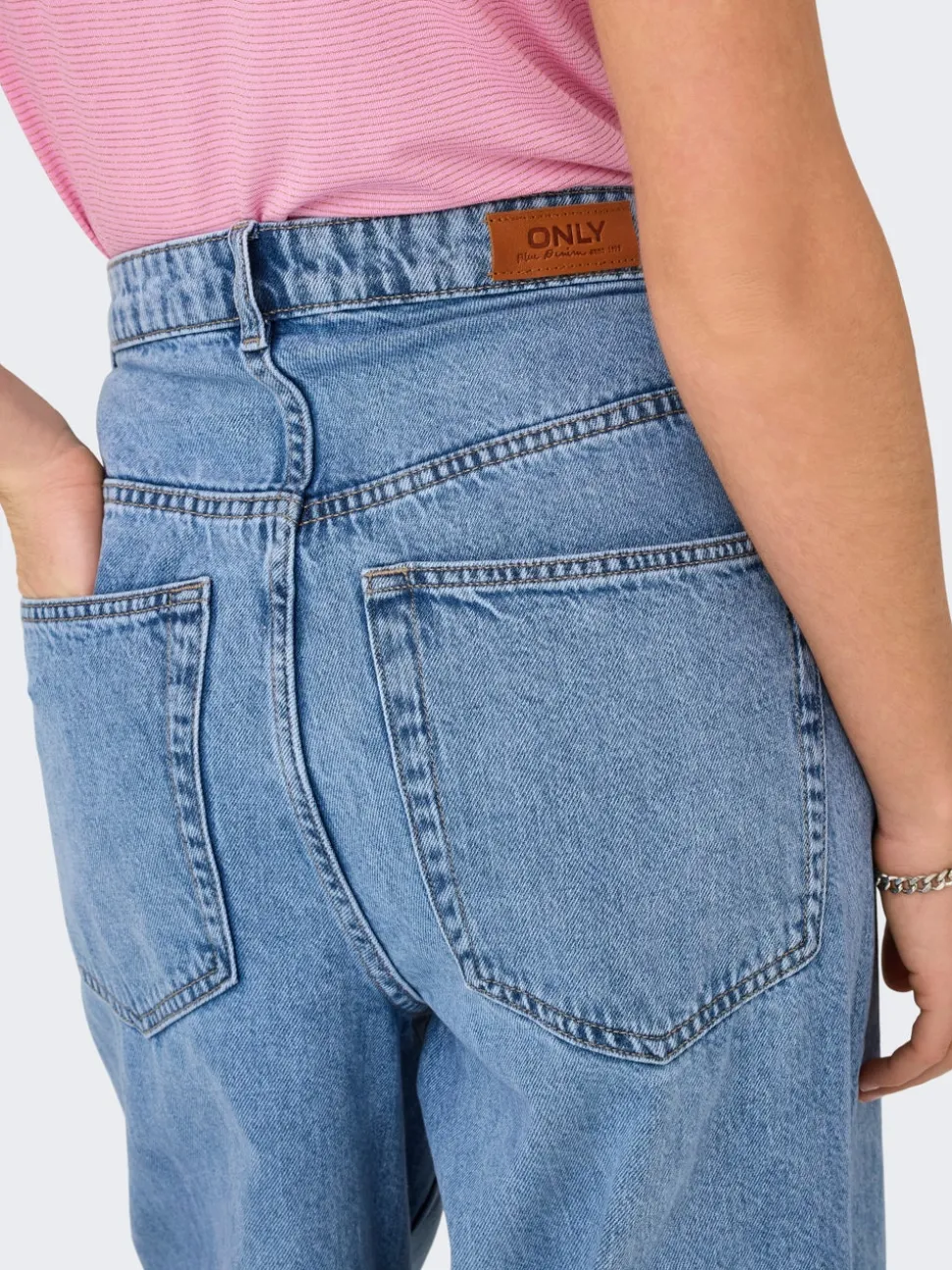 ONLPAULINA Taille haute Baggy Fit Jeans