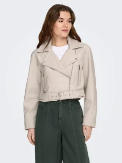 ONLPAULINE Veste en simili cuir