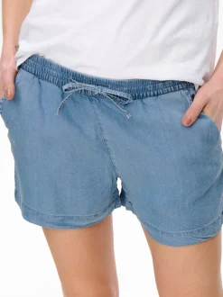 ONLPEMA Taille moyenne Relaxed Fit Short en denim