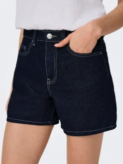 ONLPHINE Taille haute Regular Fit Short en denim