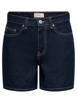 ONLPHINE Taille haute Regular Fit Short en denim