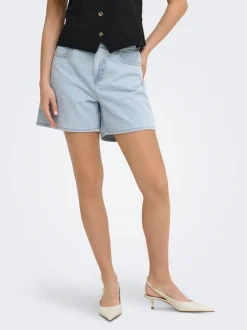 ONLPHINE Taille haute Regular Fit Short en denim