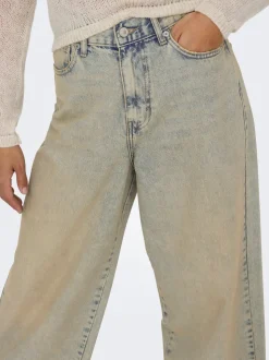 ONLPIPER-SONIC Taille haute Wide Leg Fit Jeans