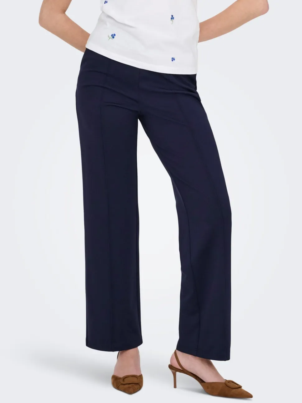 ONLPOPTRASH-SUKI Loose Fit Pantalon à jambe large