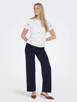 ONLPOPTRASH-SUKI Loose Fit Pantalon à jambe large