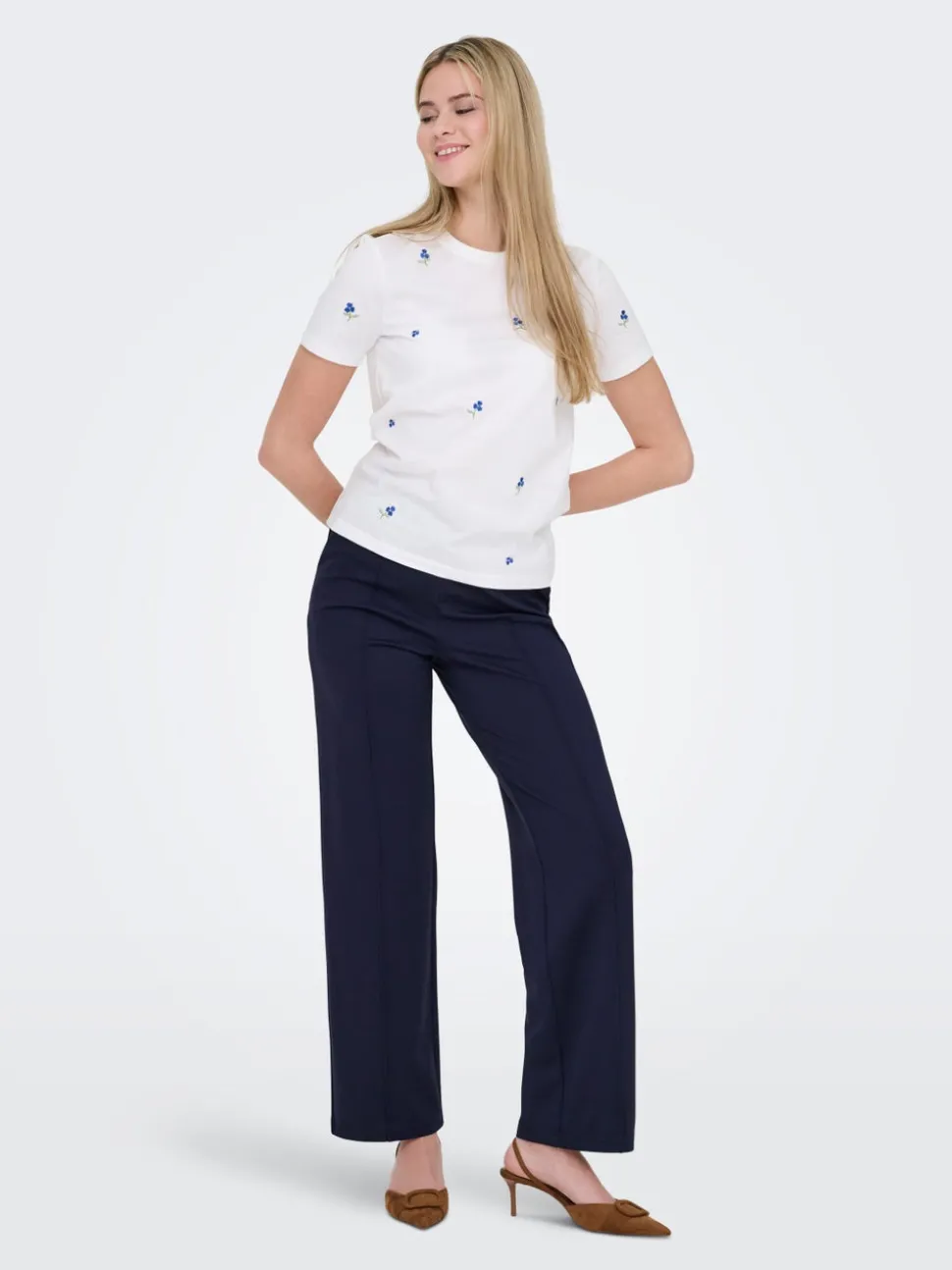 ONLPOPTRASH-SUKI Loose Fit Pantalon à jambe large