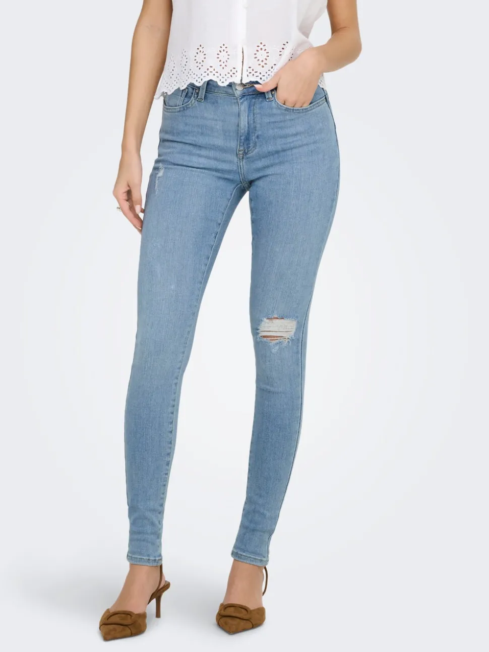 ONLPOWER Taille moyenne Skinny Fit Jeans
