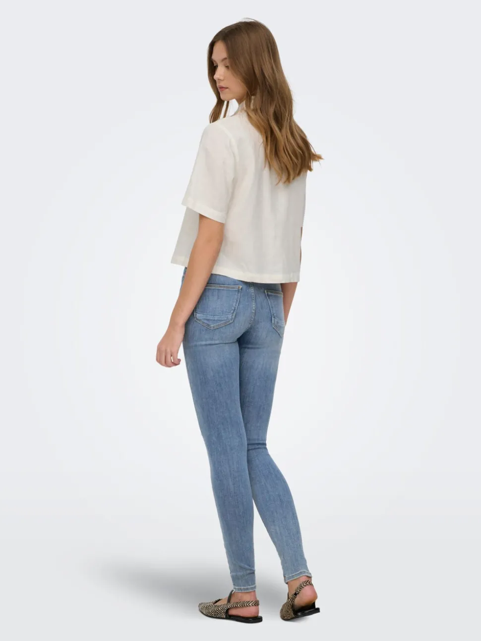 ONLPOWER Taille moyenne Skinny Fit Longueur cheville Jeans