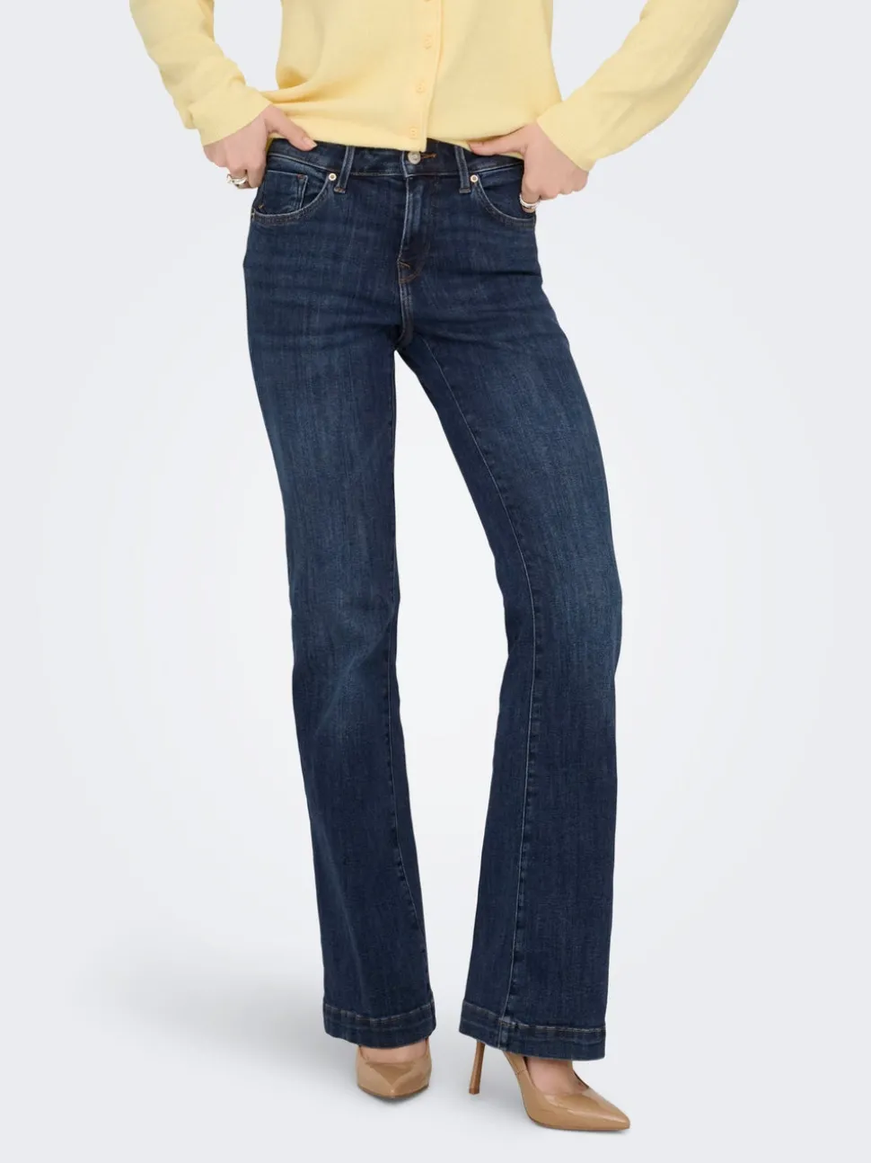 ONLPOWER Taille moyenne Flared Fit Jeans