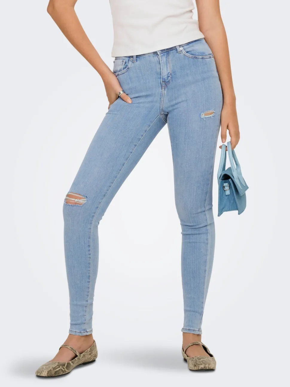 ONLPOWER Taille moyenne Skinny Fit Jeans