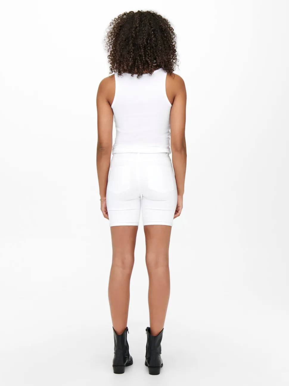 ONLRAIN Taille moyenne Bodycon Fit Short en denim