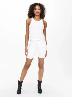 ONLRAIN Taille moyenne Bodycon Fit Short en denim