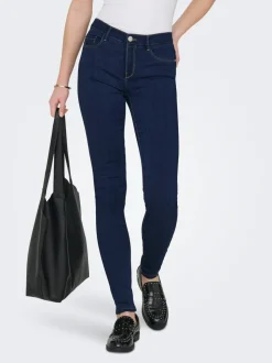 ONLRAIN Taille moyenne Skinny Fit Jeans