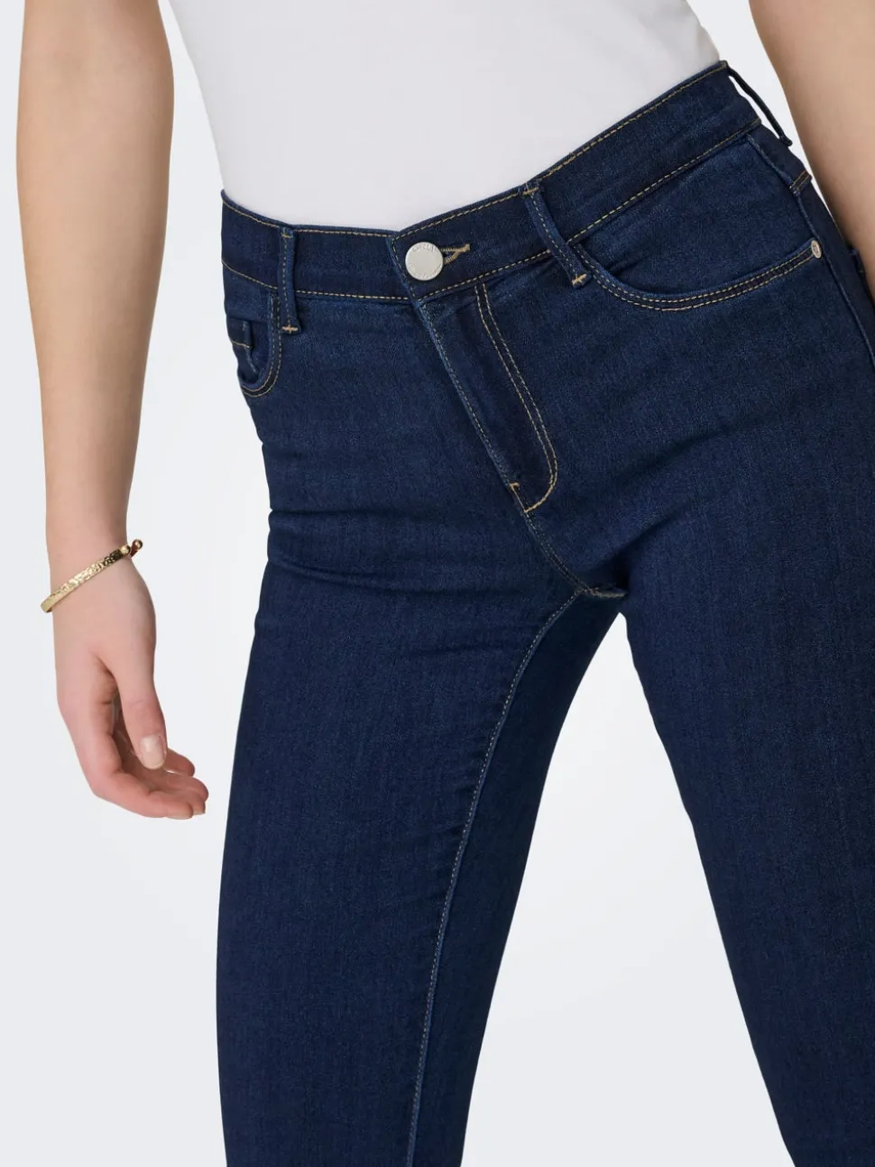 ONLRAIN Taille moyenne Skinny Fit Jeans