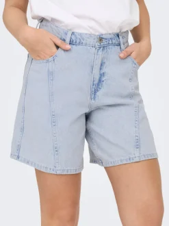 ONLREBECCA Taille moyenne Regular Fit Short en denim