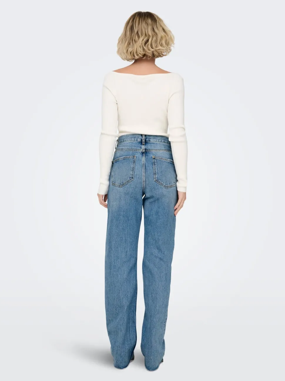 ONLRILEY Taille haute Straight Fit Jeans