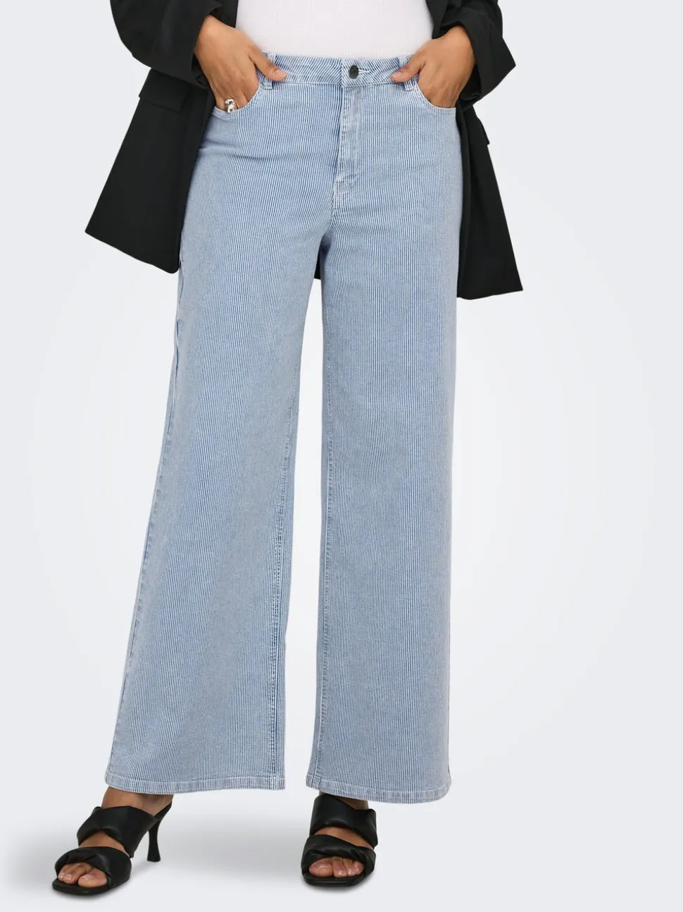 ONLRINE Wide Leg Fit Pantalon à jambe large