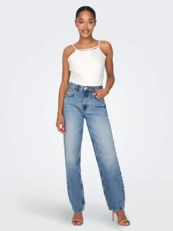 ONLROBYN Taille haute Straight Fit Jeans