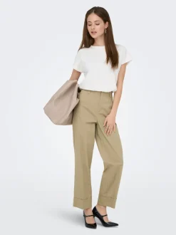 ONLROSALIE Cropped Fit Pantalon chino