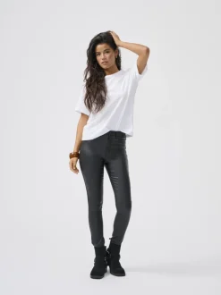 ONLROYAL Skinny Fit Pantalon en cuir synthétique