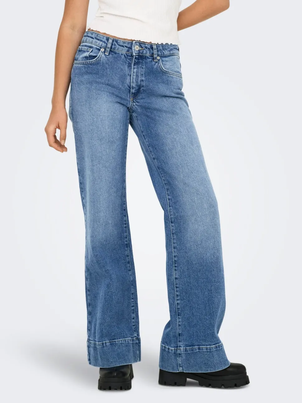 ONLRUELLE Taille moyenne Flared Fit Jeans