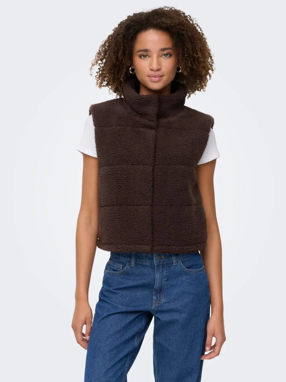 ONLSANDRA Gilet en peluche