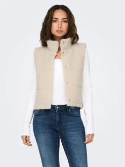 ONLSANDRA Gilet en peluche