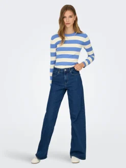 ONLSANNA Taille haute Wide Leg Fit Jeans