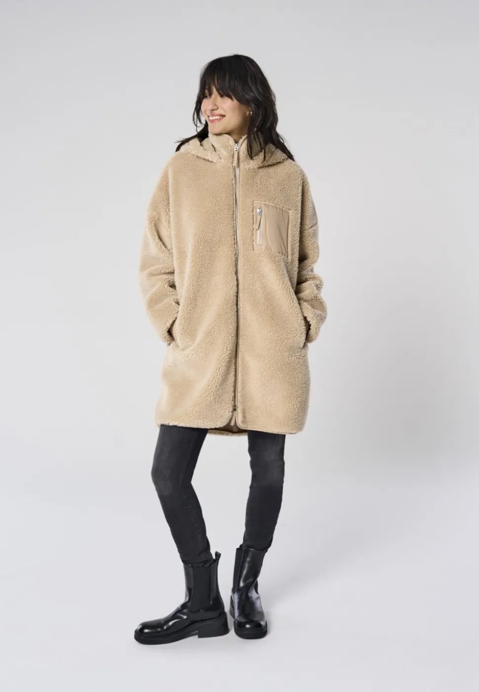 ONLSASCHA Manteau en peluche