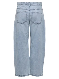 ONLSAVONA Taille moyenne Coupe barrel Longueur cheville Jeans