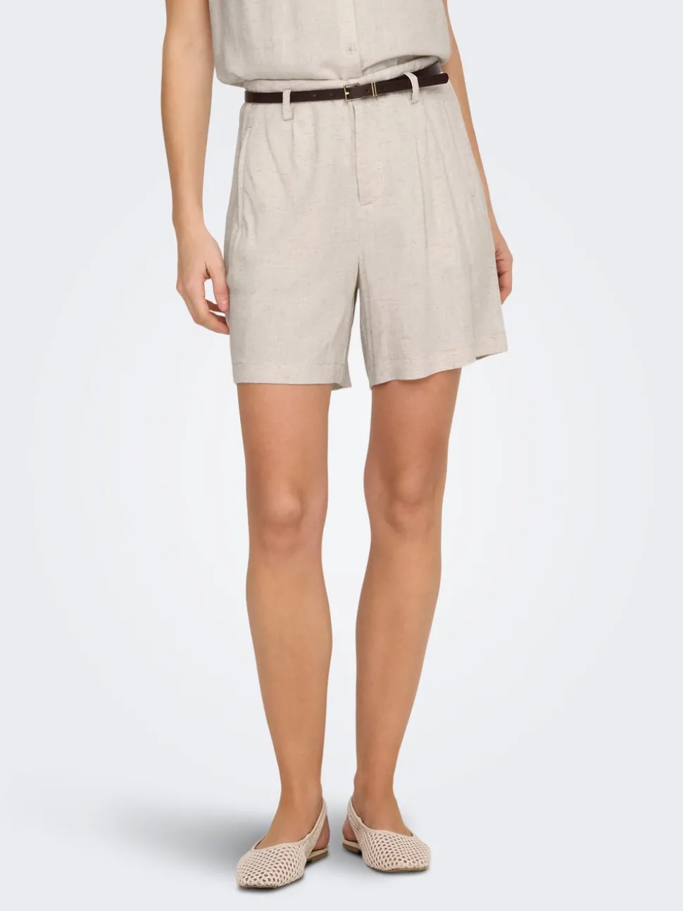 ONLSIESTA Regular Fit Lin Short