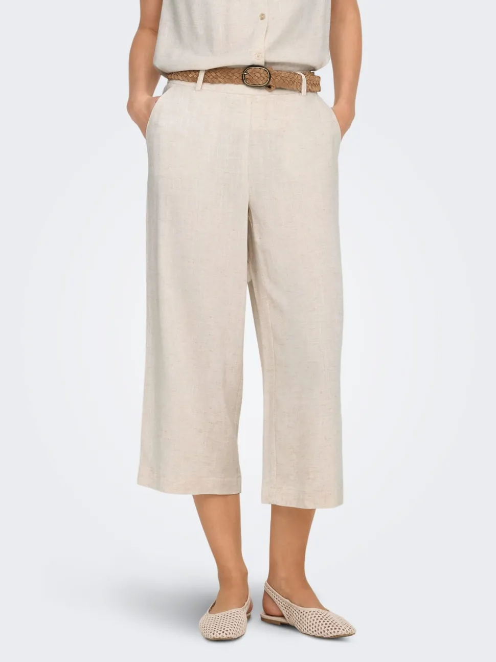 ONLSIESTA Cropped Fit Lin Jupe culotte