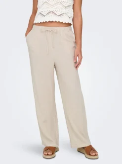 ONLSIESTA Straight Fit Lin Pantalon
