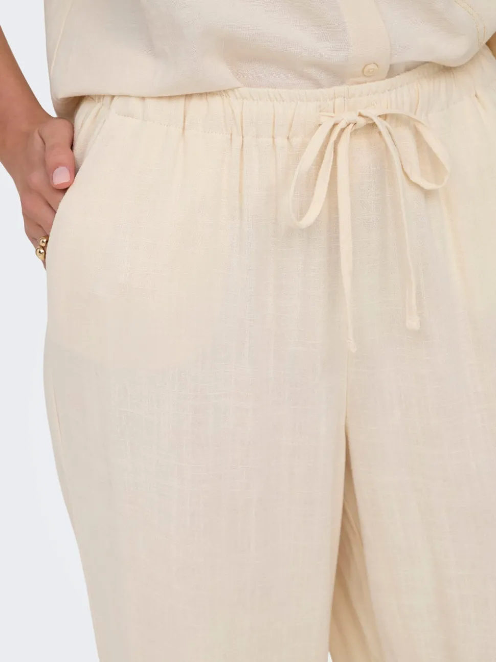 ONLSIESTA Straight Fit Lin Pantalon