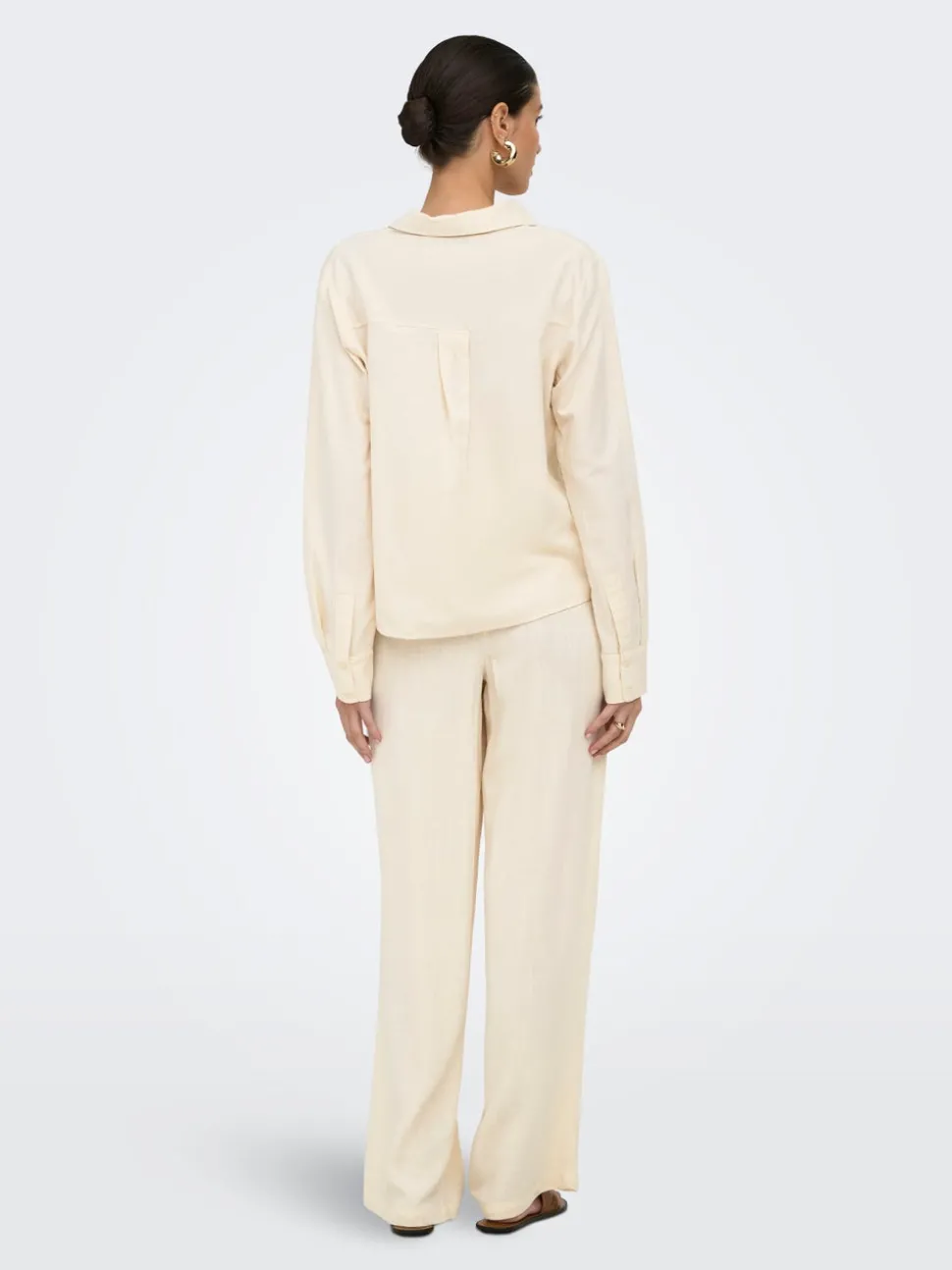 ONLSIESTA Straight Fit Lin Pantalon