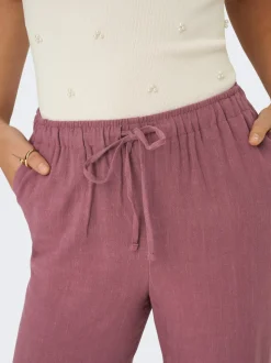 ONLSIESTA Straight Fit Lin Pantalon