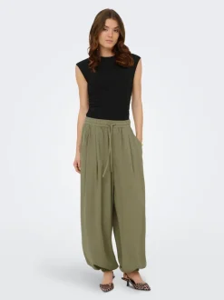 ONLSIESTA Wide Leg Fit Lin Pantalon à jambe large