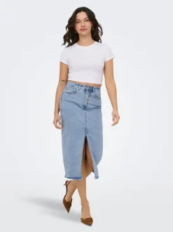 ONLSILJA Jupe en denim Jupe midi