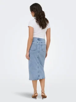 ONLSILJA Jupe en denim Jupe midi
