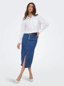 ONLSILJA Jupe en denim Jupe midi
