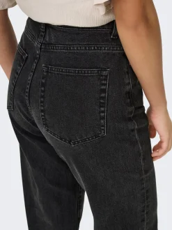 ONLSILJE Taille haute Straight Fit Jeans