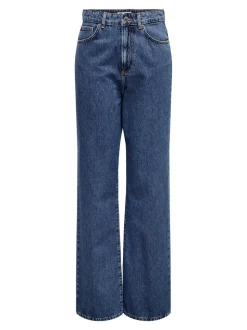 ONLSILJE Taille haute Straight Fit Jeans